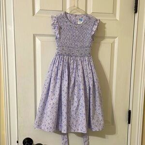 Blue Floral Kids Dress